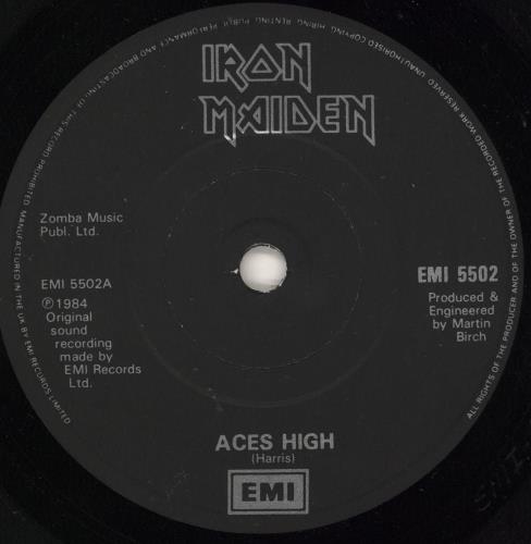 Iron Maiden Aces High - Solid UK 7